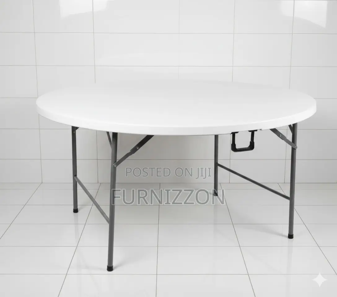 Durable Foldable Plastic Round Table 1.8 Meters