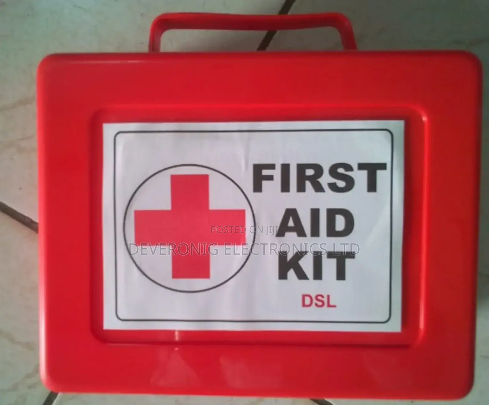 Red Big First Aid Kit Box