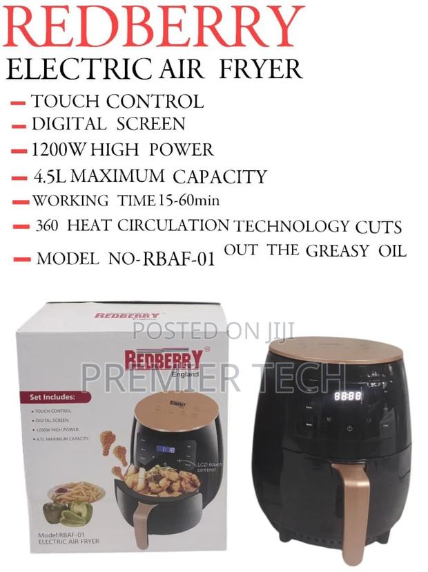4.5litres Redberry Airfryer