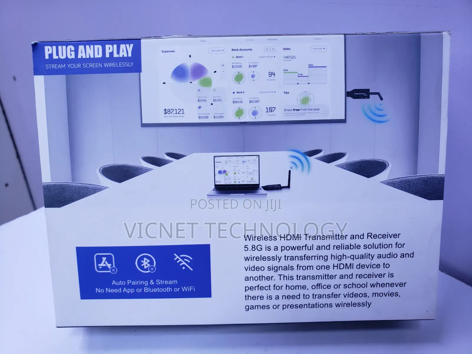 5.8ghz Wireless Hdmi Extender 50m Range