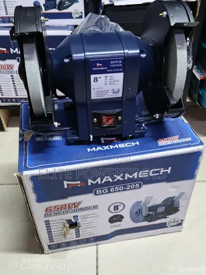 8"Bg 650 - 205 Maxmech Bench Grinder/Maxmech Bench Grinder