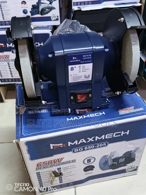 8"Bg 650 - 205 Maxmech Bench Grinder/Maxmech Bench Grinder