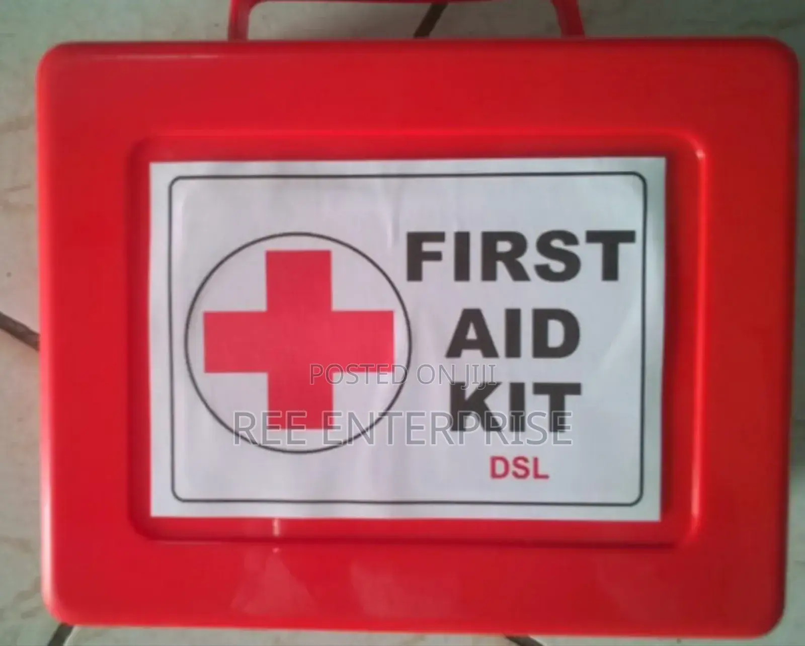 Red Big First Aid Box Brand New