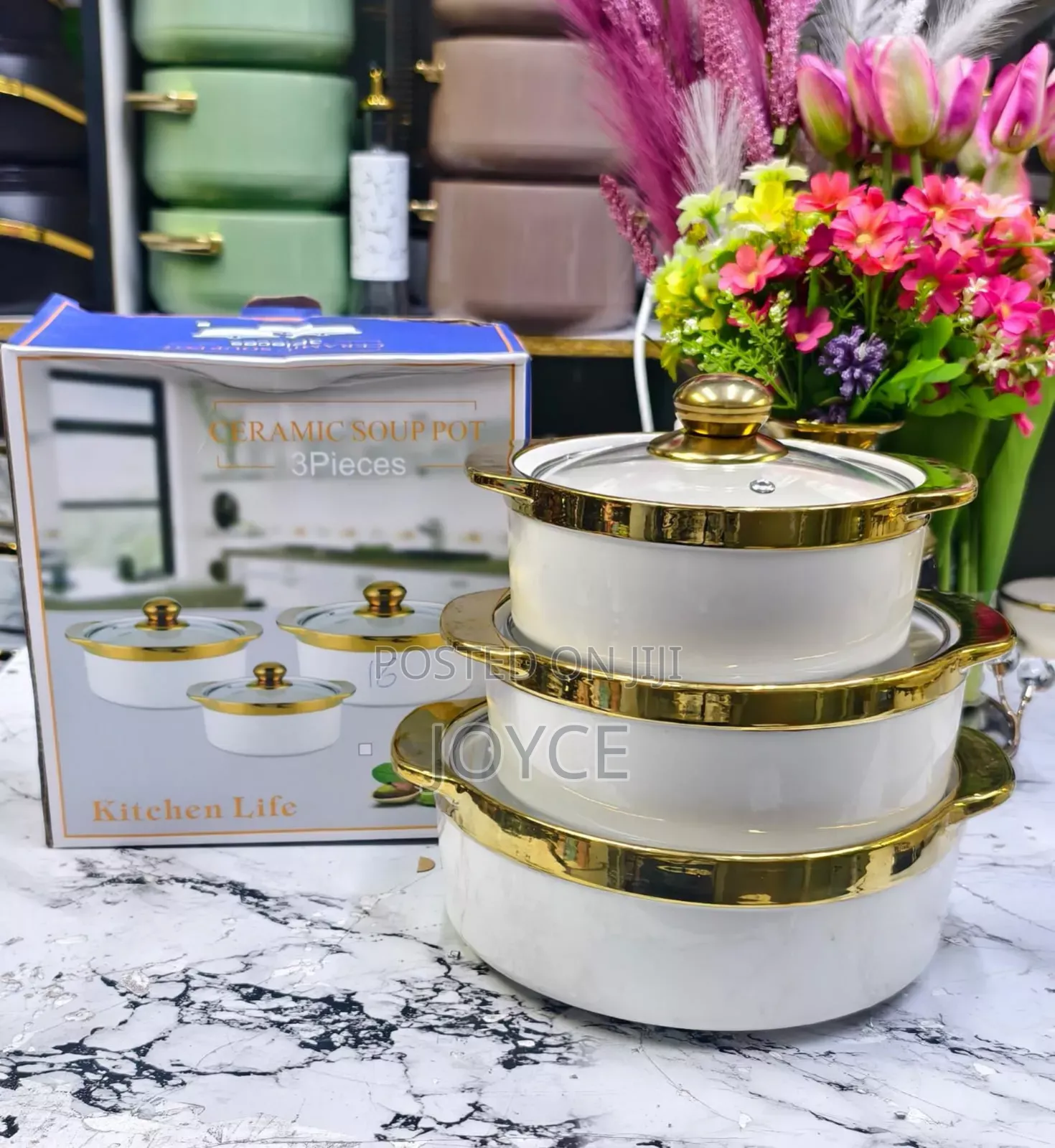 Gold Ceramic Serving Dishes