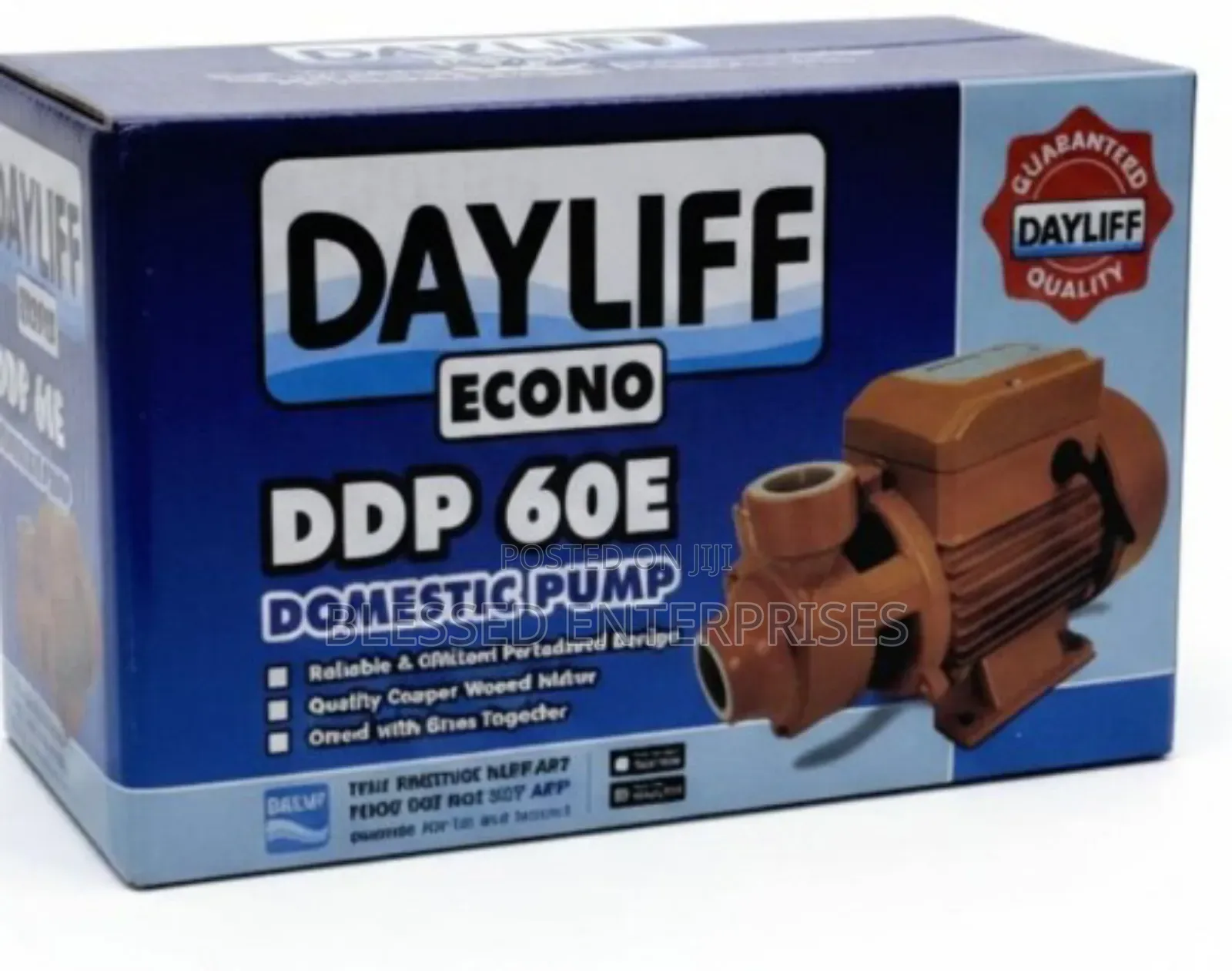 0.5hp Dayliff Water Pump/Domestic Water Pump
