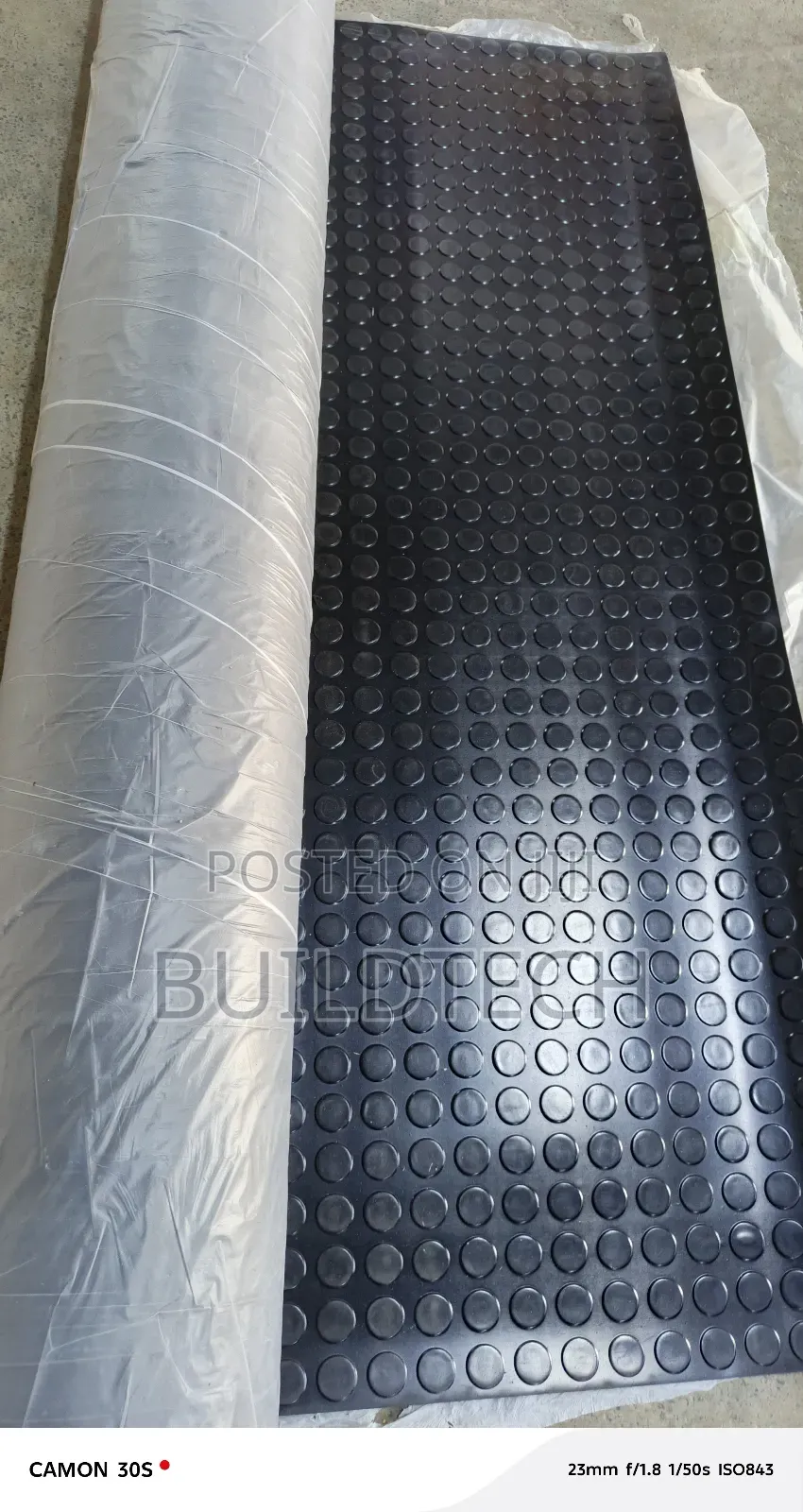 Rubber Coin Mat Roll