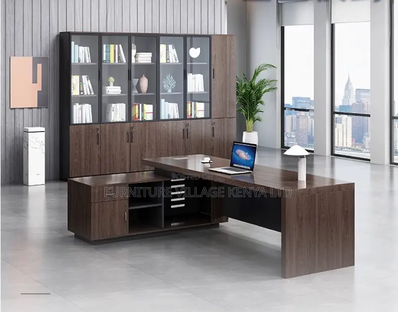 Office Desks| 1.6 Meters L-shaped Executive Table