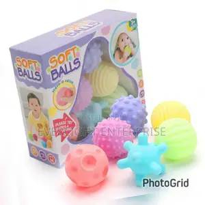 6 PCS Colourful Soft Balls