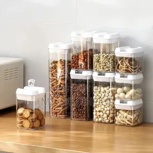 7-Piece Acrylic Airtight Storage Container Set!