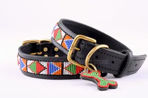 Maasai Dog Collars and Dog Leashes
