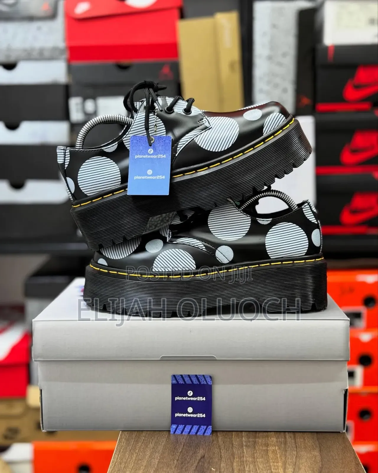 Dr. Martens 1461 Quad Polka Dot*