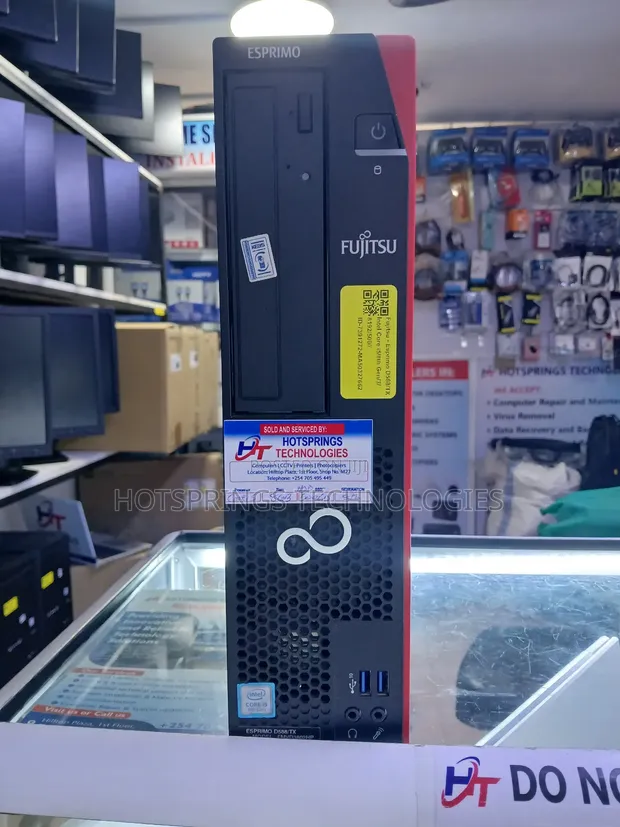 Desktop Computer Fujitsu Esprimo P558 8GB Intel Core i5 HDD 500GB