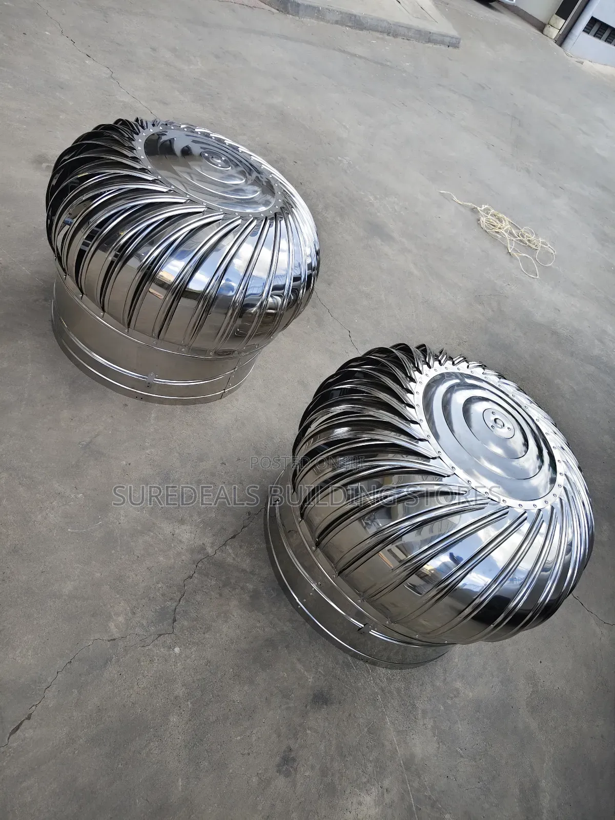 Stainless Steel Roof Turbine Ventilators *Whirlybirds Or Cyclones.