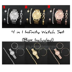 4 in 1 Infinity Watch Set