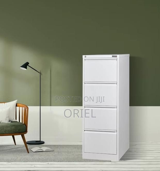 Office Cabinet : Vertical 4-Drawer Office Cabinet - thumbnail 3