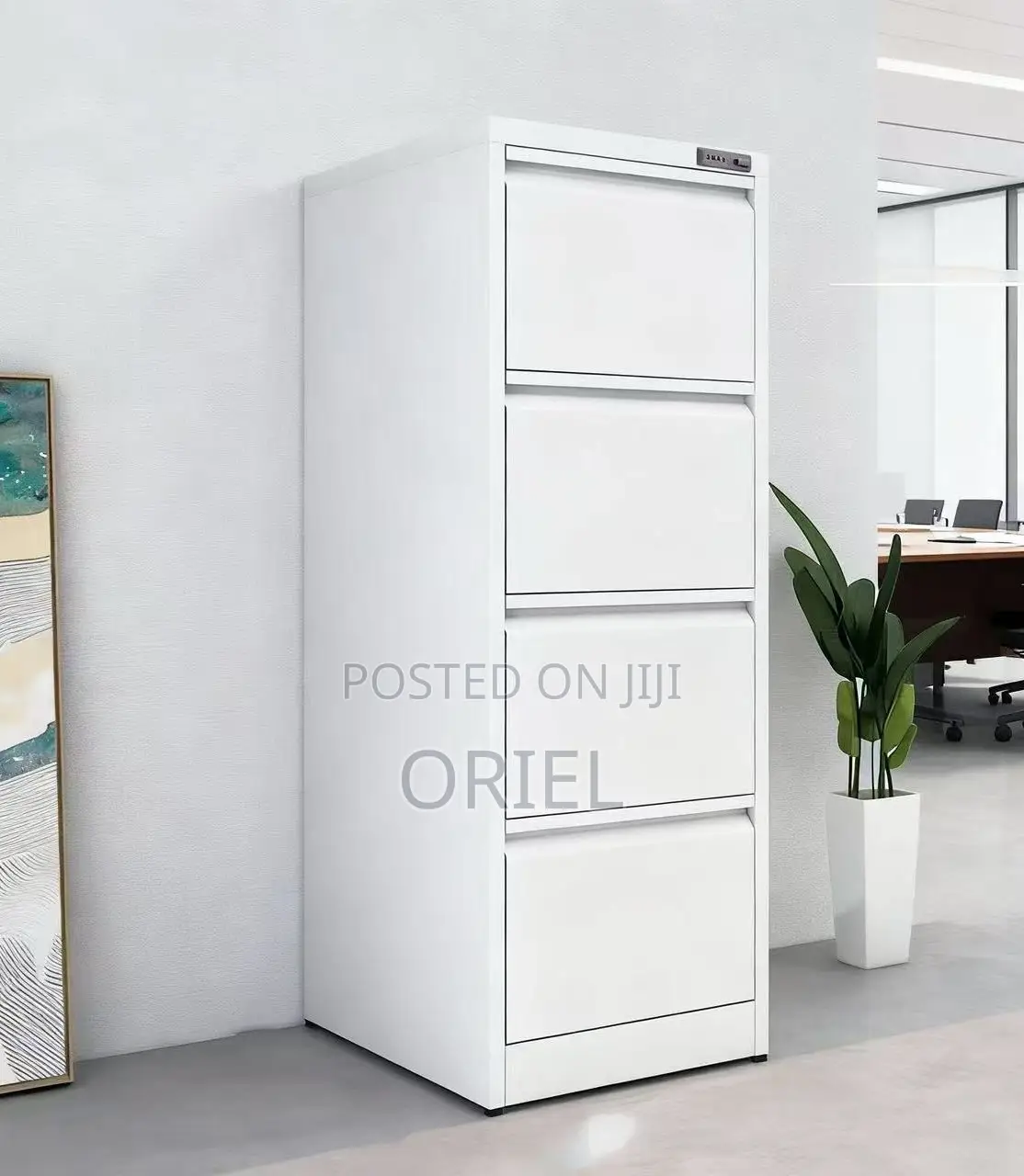 Office Cabinet : Vertical 4-Drawer Office Cabinet