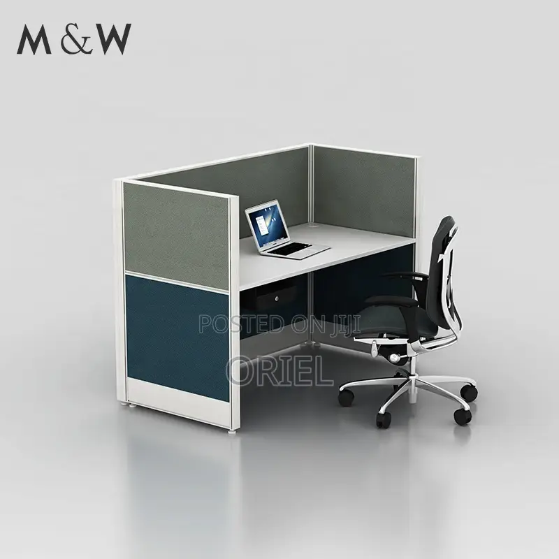 Office Workstation : 1-Way Modern Office Workstation