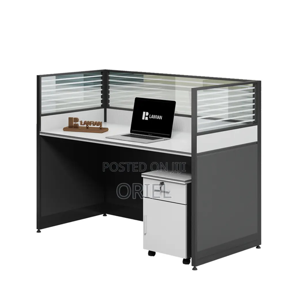 Office Workstation : 1-Way Modern Office Workstation