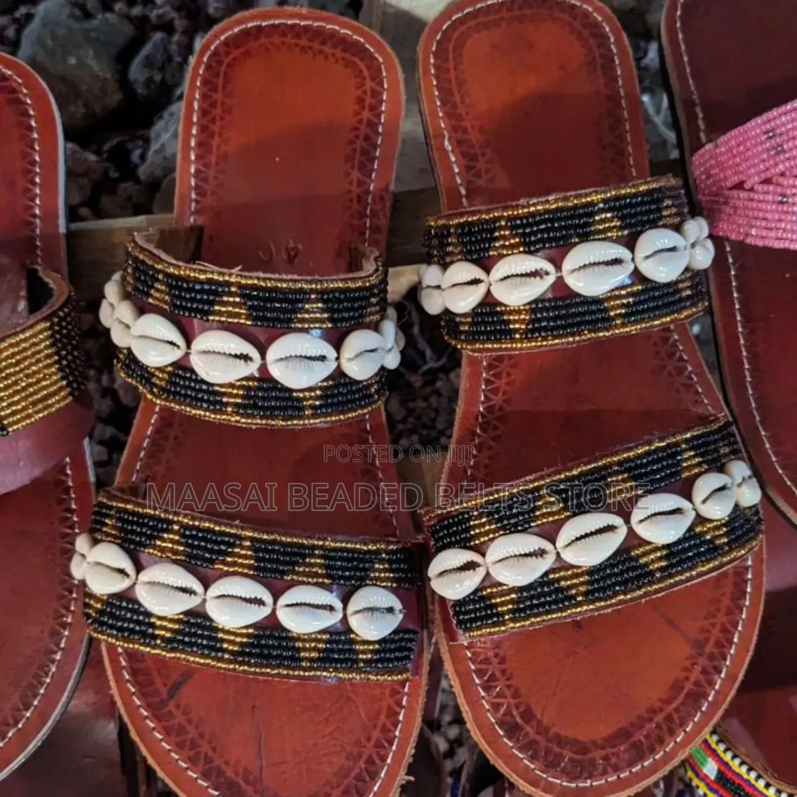 Ladies Beaded Sandals