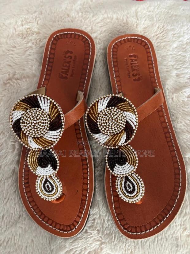 Ladies Beaded Sandals - thumbnail 13