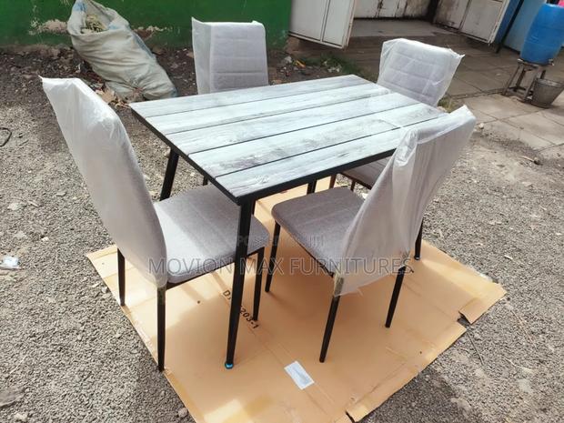 4seater Dinning Table Grey Dinning Table - main view