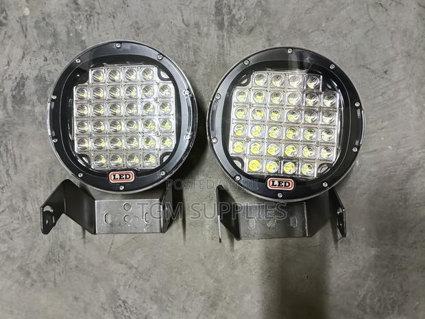 9 Inch Flood Lights Led Spot Lights Black Pair - main view