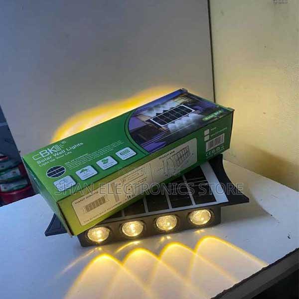 Dusk to Dawn Simple Design Walkway 8 Led Up Down Solar Wall Lights