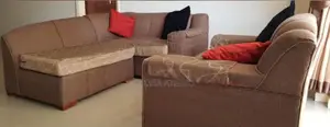 Mini L-Shaped 6 Seater Set