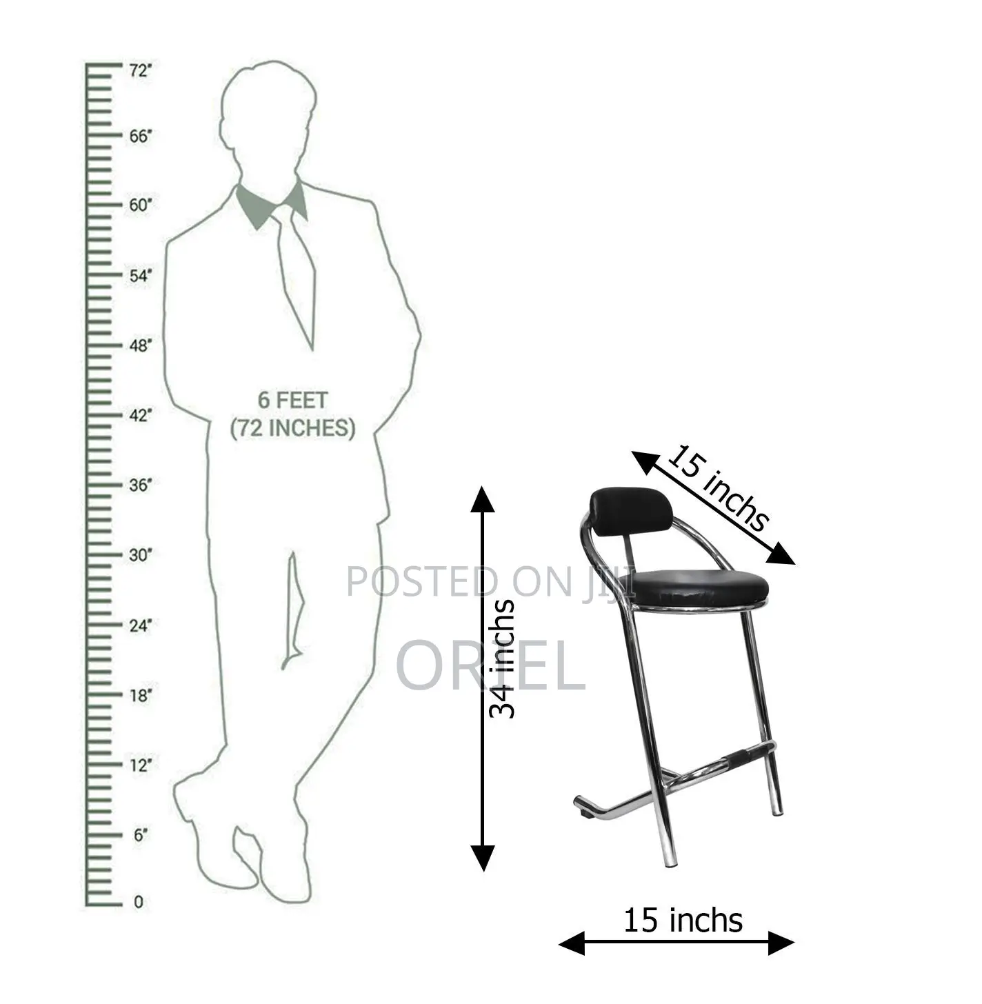 Barstool : Stylish Modern Counter Barstool