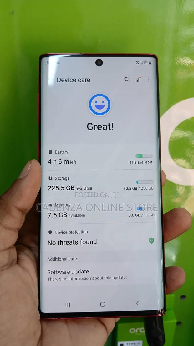 Samsung Galaxy Note 10 5G 256 GB Red - thumbnail 5