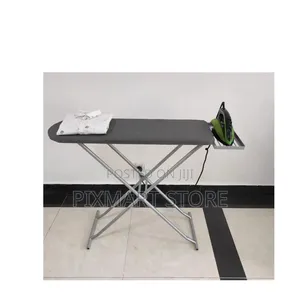 Heavy-Duty Metallic Ironing Board for Home Laundry Use