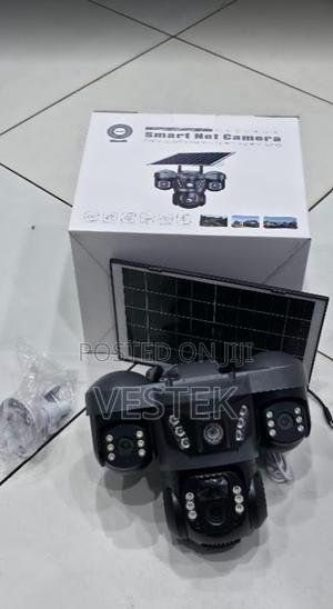 Solar CCTV Camera V380pro Wifi Triple Lens Security Camera Outdoor - thumbnail 2