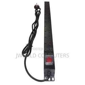 MTN 10-Way Uk Plug Pdu Black