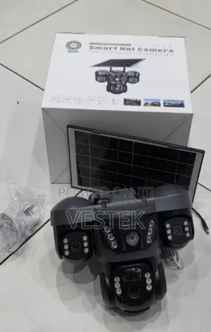 Triple Len Outdoor Solar Wifi Camera Humanoid Detection Surveillance