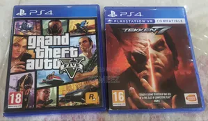 Ps4 Bundle – 2 Controllers + Gta V,Tekken 7 Fifa 21 – Ready to Play