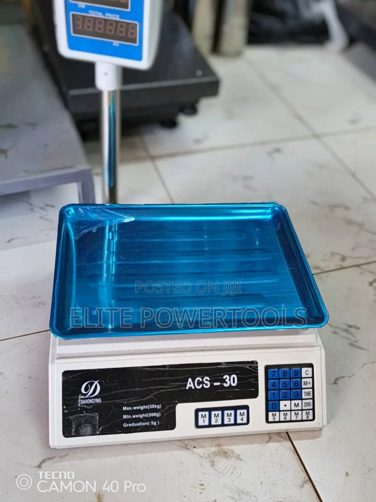 Acs 40kg Electric Scale With Hand / Electric Computing Scale