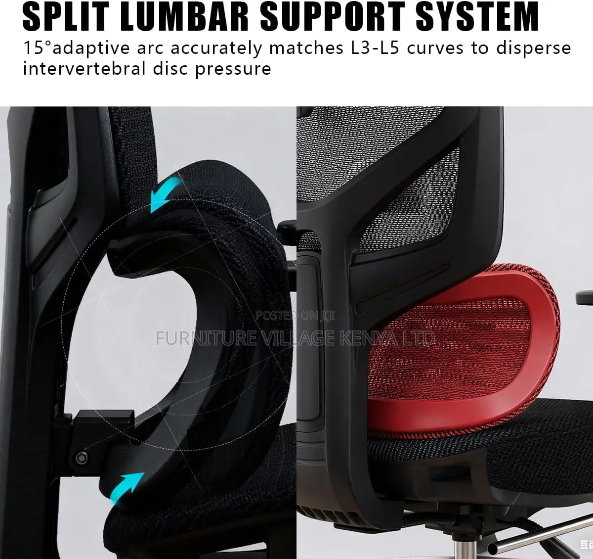Office Chairs: High-back Executive Orthopedic Office Seat