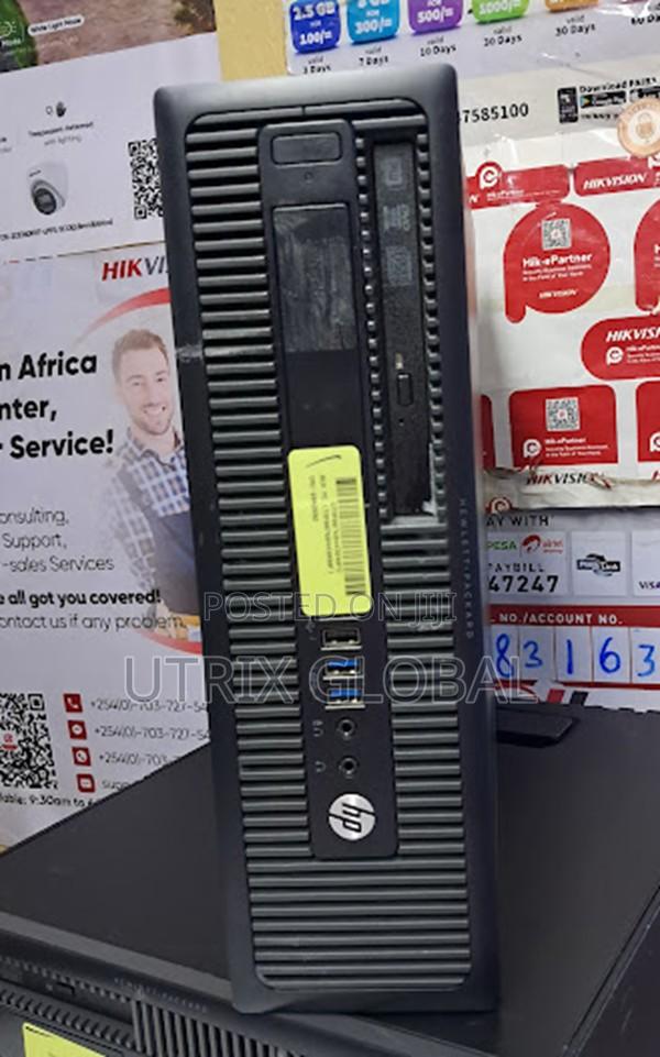 Hp Prodesk Compact Size Desktop Pc For Work - main view