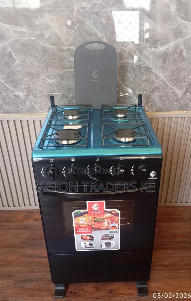 Euroken Full Gas Euro-55-4g Auto Ignition With Gas Oven Function - main view