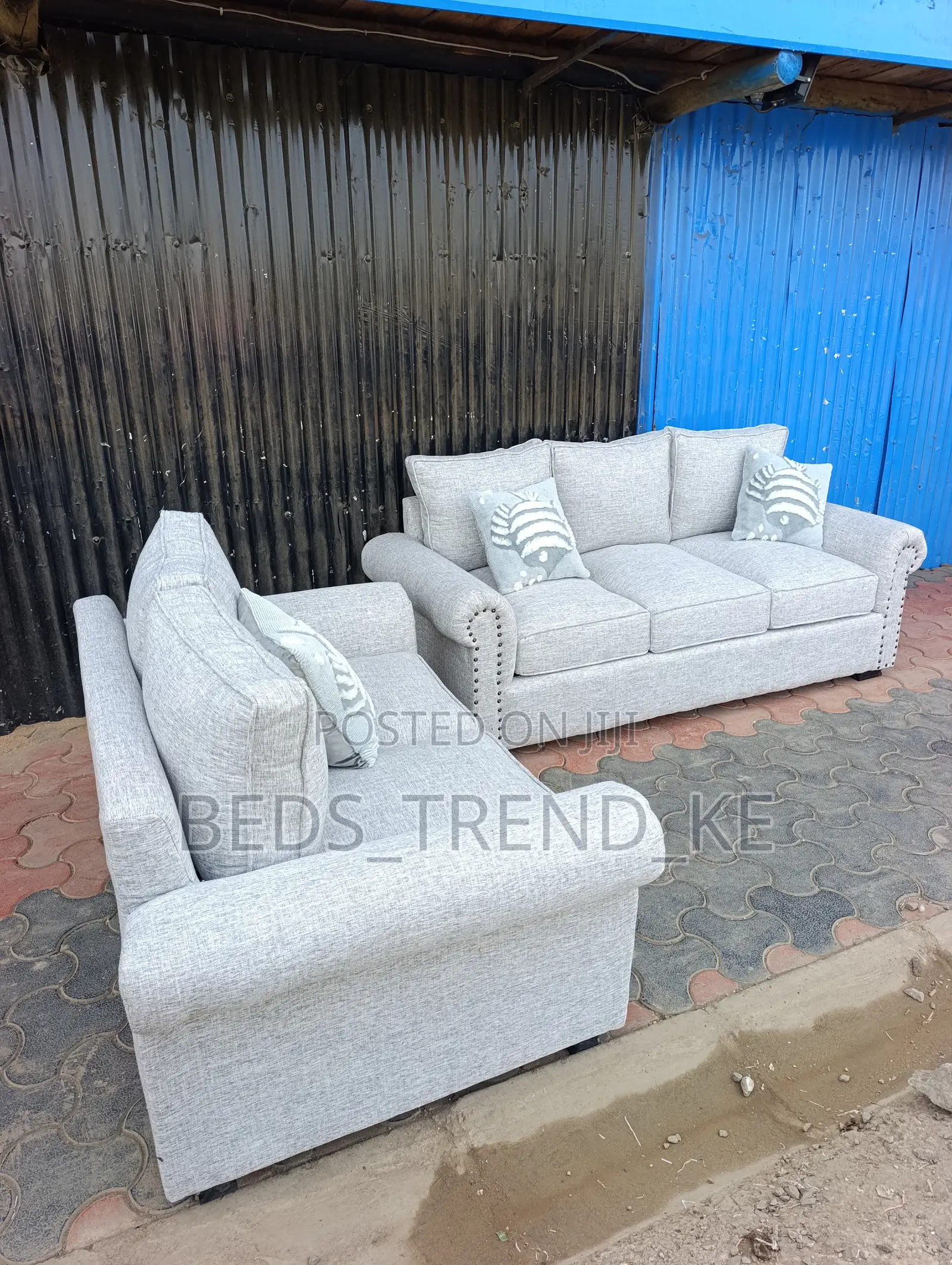 Zealous 5 Seater Modern Classy Buffalo Sofa 3,2