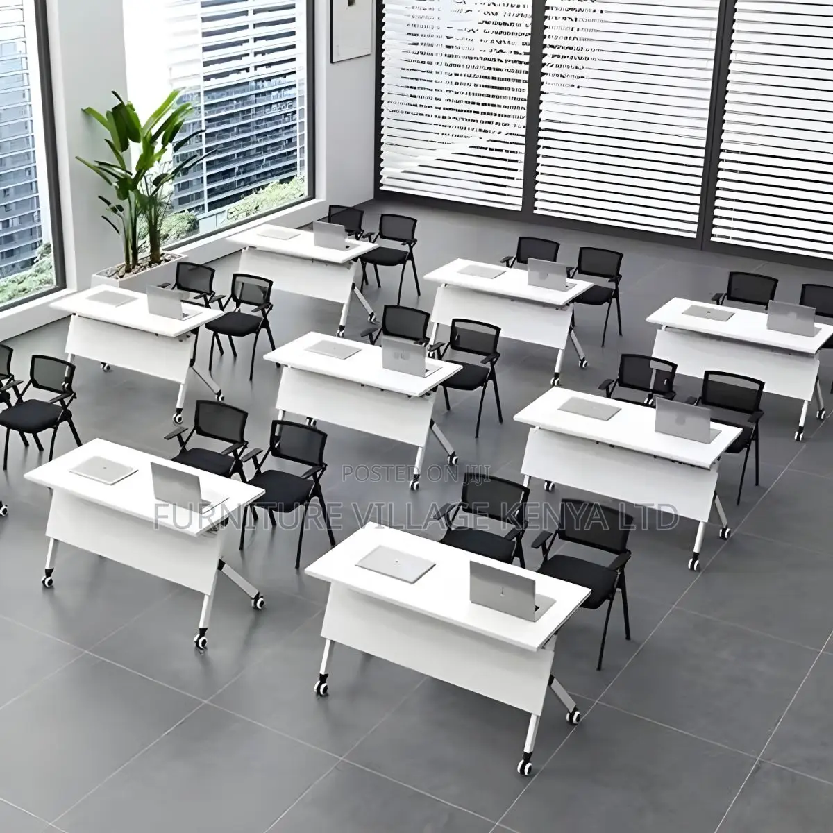 Training Desk: Foldable Meeting Table - 120cm X 60cm