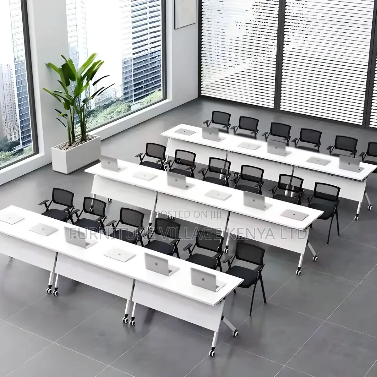 Training Desk: Foldable Meeting Table - 120cm X 60cm