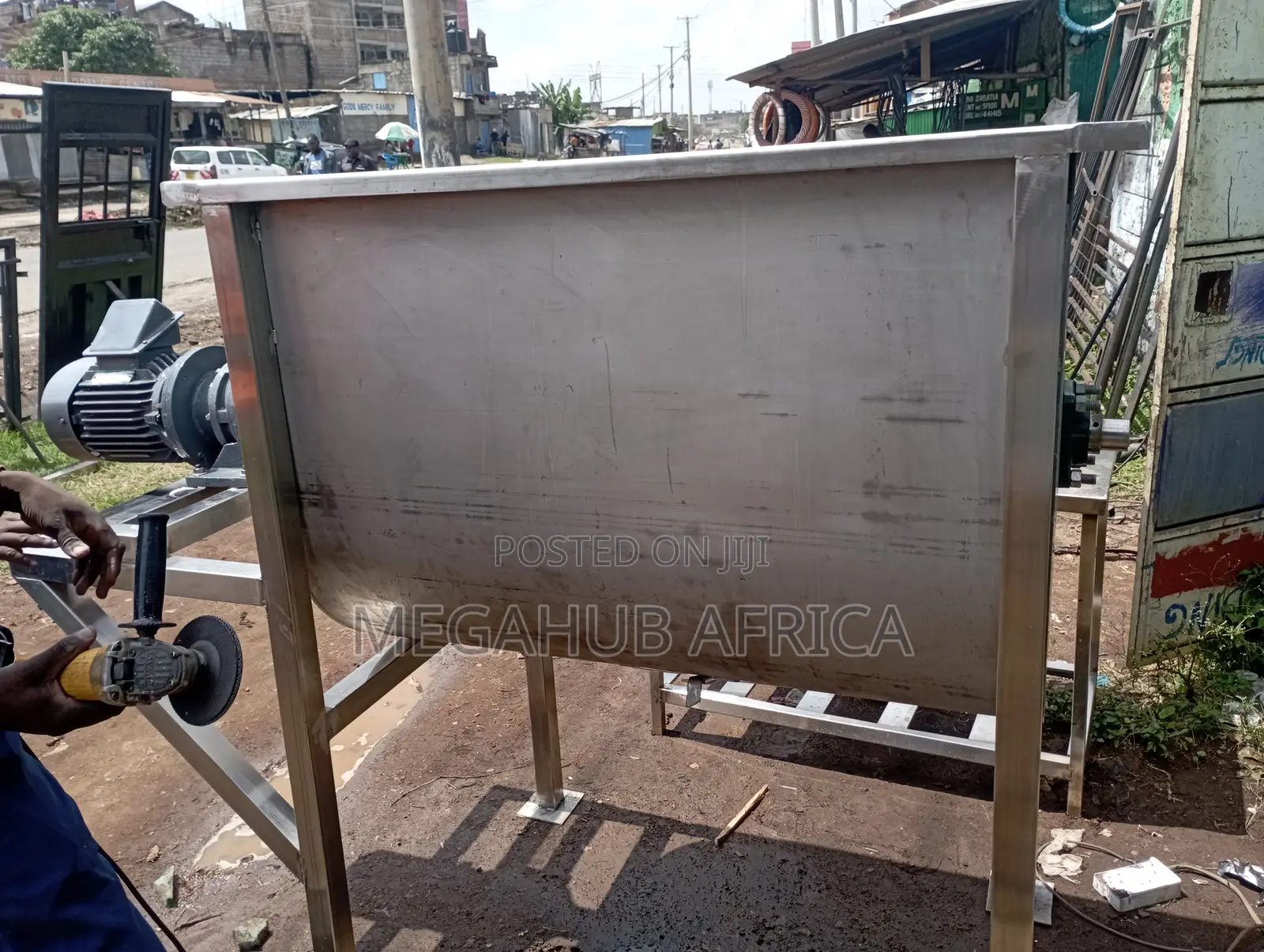 Horizontal Ribbon Mixing Machine – 304 Stainless, 500kg