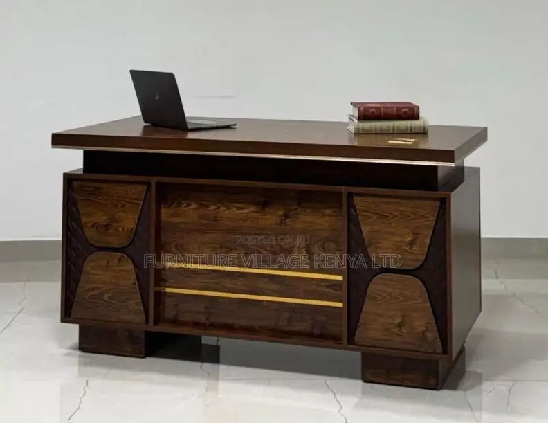 Office Tables; 1.4 Meters Executive Office Desk With Drawers