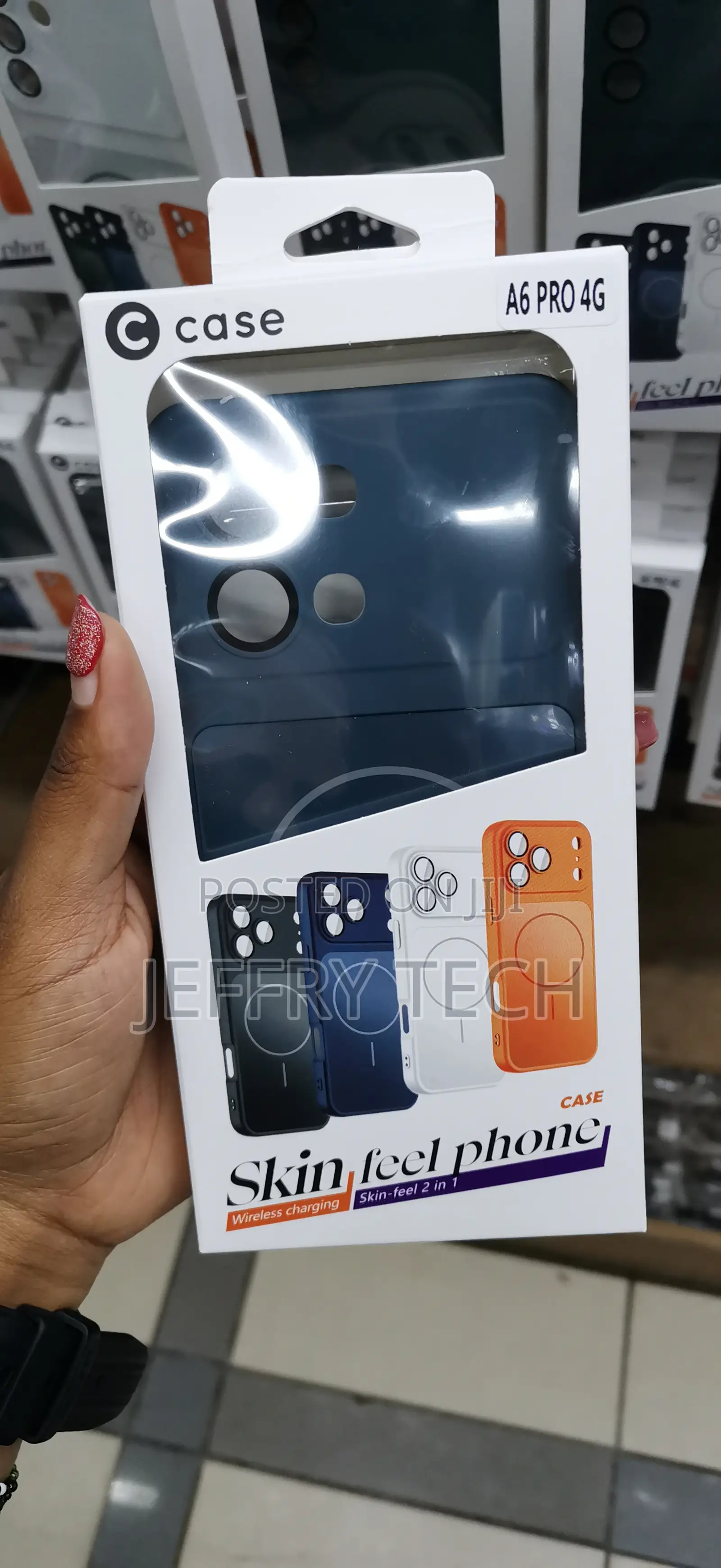 Awert Magnetic Case for Oppo A6 Pro 5g Soft Tpu Phone Back Cover -Blue
