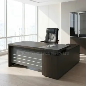 Office Desks: 1.6 Meters L-shaped Imported Office Table