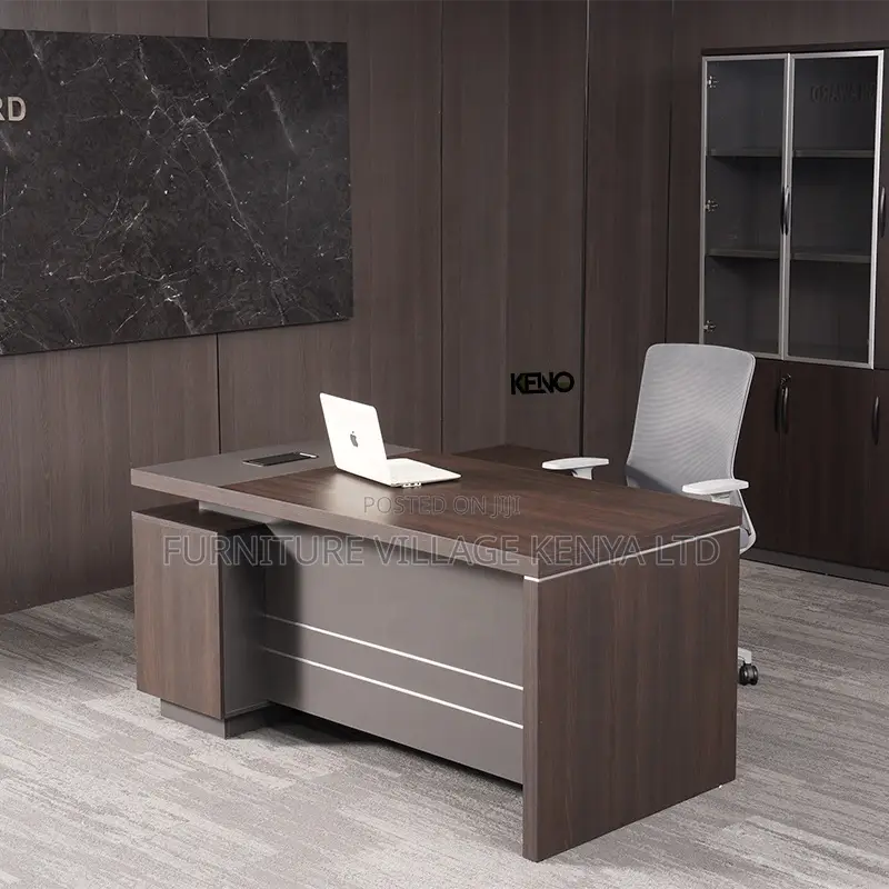 Office Desks: 1.6 Meters L-shaped Imported Office Table