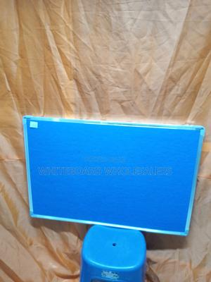 Blue Imported Pinboard 900mm X 600mm for Private Office - main view