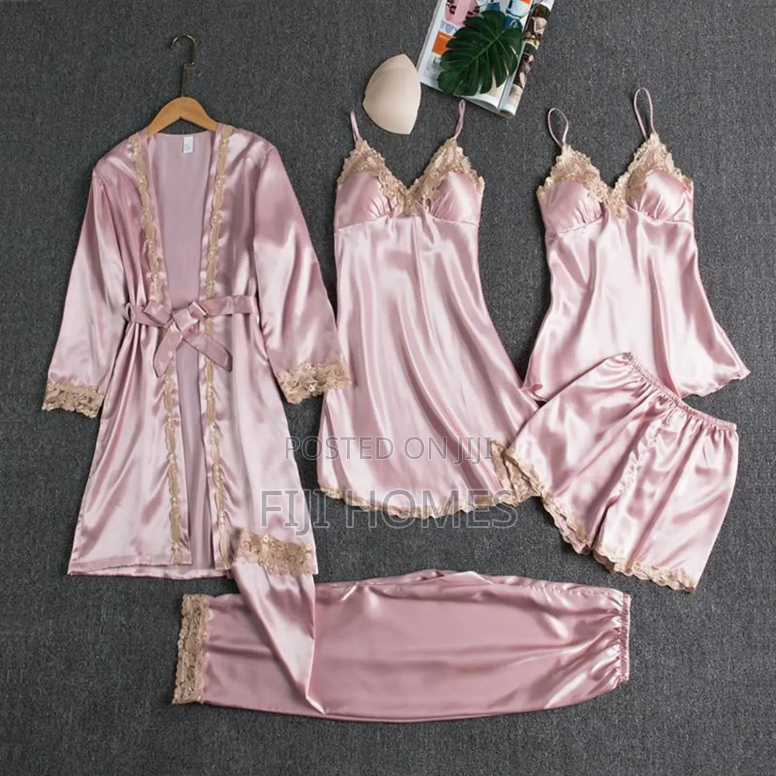 5-in-1 Silk Sexy Nightwear Set | Women’S Nighties