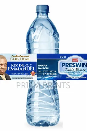 Shrink Sleeve Labels Nylon Water Bottles